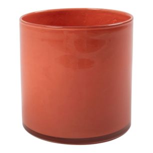 Cylinder Astra Solid Coral Orange h18 d18