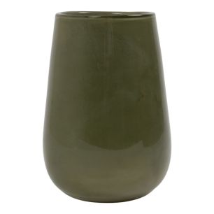 Vase Saga solid green h34 d17