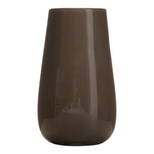 Vase Saga solid taupe h34 d17