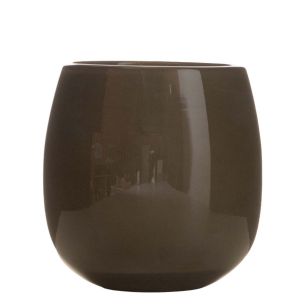 Vase Tove solid taupe h17,5 d18