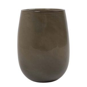 Vase Tove solid taupe h26 d19