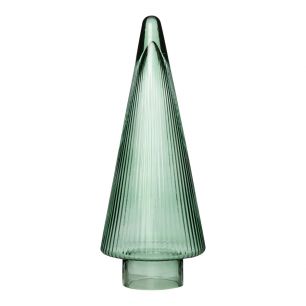 Decoratie Boom groen metallic h31,5 d11,5cm