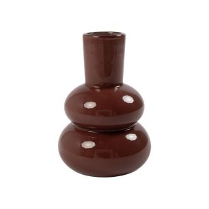 Vase Syb Solid Cacao Brown h25 d17,5