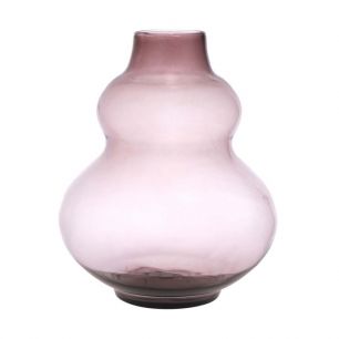 Alice Recycled Bauchvase lila h25 d19 