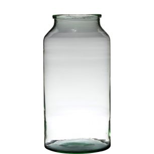 Milky Mouthblown Recycled Vase h42,5 d22,5 