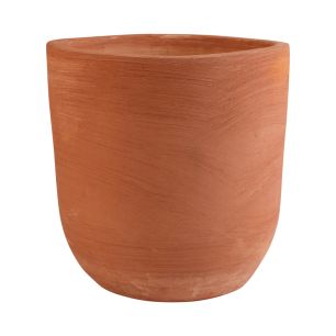 Outdoor Round Blumentopf Terrakotta orange h19,5 d19,5 