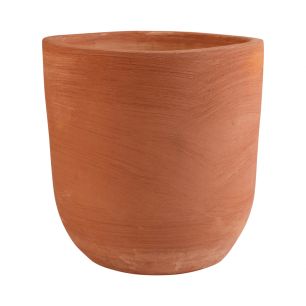 Outdoor Round Planter Terracotta orange h19,5 d19,5 