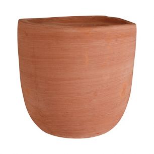 Outdoor Round Planter Terracotta orange h24 d25,5 