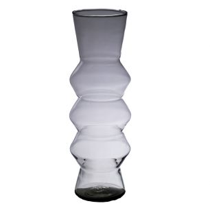 Zigzag Mouthblown Recycled Vase h36 d13 