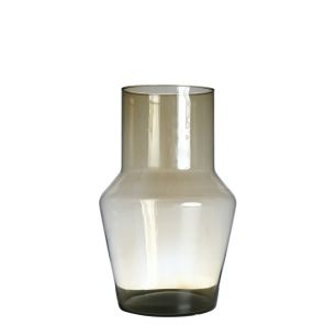 Evie Mouthblown Recycled Vase amber h35 d23 