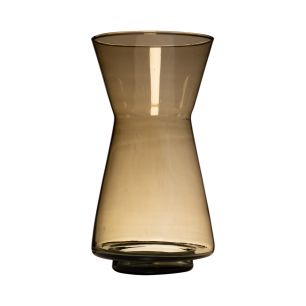 Rianne mondgeblazen Recycled Vaas amber h30 d17,5