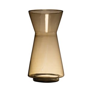 Rianne mondgeblazen Recycled Vaas amber h35 d19