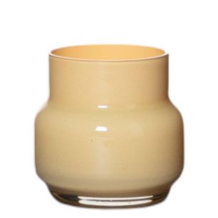 Kali Theelichthouder geel h8 d8cm