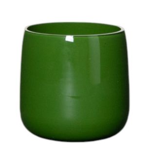 Calvin Vase grun h9 d9cm