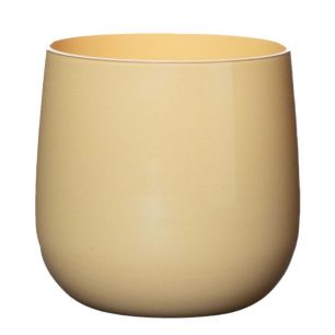 Calvin Vase gelb h14 d14cm