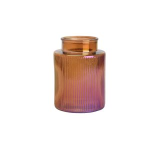 Brugge Vaas met motief luster oranje h15.8 d11 