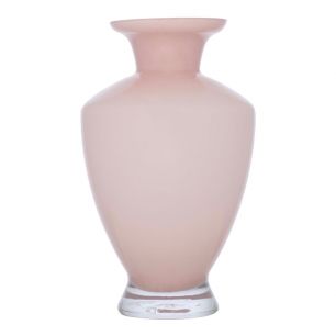 Rosy Vase mundgeblasen Rosa h20,5 d16,5