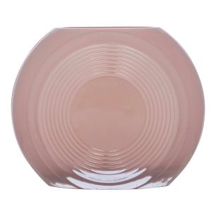 Fiora Vase mundgeblasen Rosa h16 d19,5