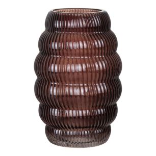 Vase belly six brown h23 d16 cc