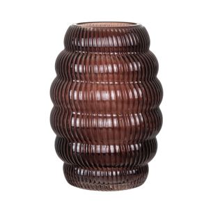 Vase belly six brown h27 d18 cc