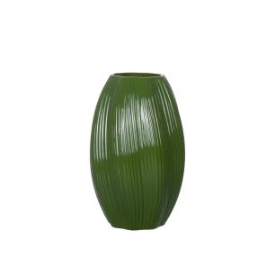 Vase swirl green h27 d18 cc