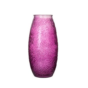 Vase flower pattern purple h30 d15