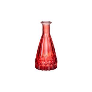One flower vase B red h14,5 d7