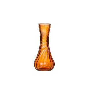 One flower vase E brown h15,5 d7