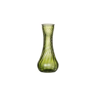 One flower vase E green h15,5 d7