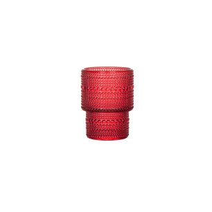 Tealightholder Dots display grey/red/green/amber h8 d6