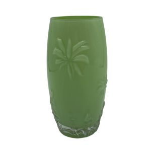 Vase amaya vert h20 d10.5cm (cc)