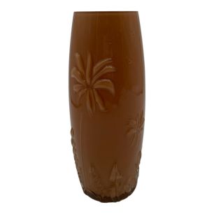 Vase amaya pêche h25 d10.5cm (cc)