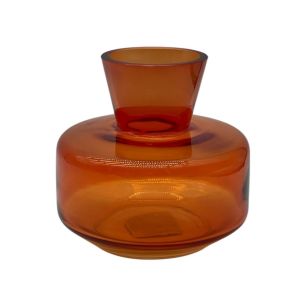Vase kiara orange h15 d15cm