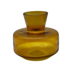 Vase kiara ambre h15 d15cm