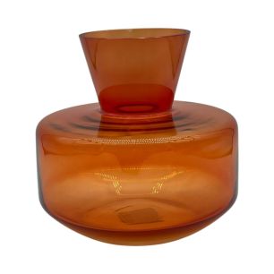 Vase kiara orange h20 d21cm