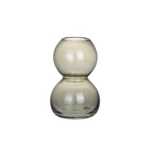 Vase Dune taupe h17 d11cm (cc)