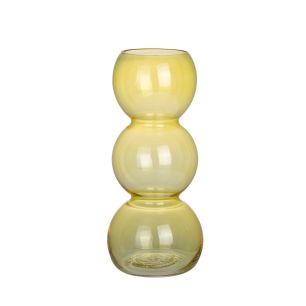 Vase Dune gelb h17 d11cm (cc)