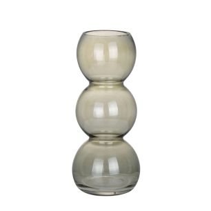 Vase Dune taupe h17 d11cm (cc)