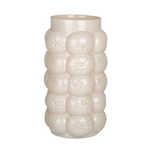 Vase Citro beige h22,4 d13cm (cc)