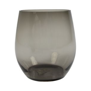 Tony Vase solid grey h19 d15 mid.d18 