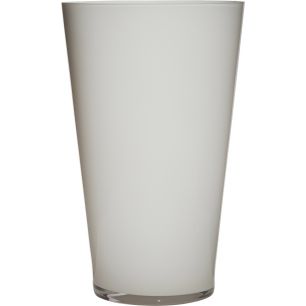  Conische vaas  wit h40 d25 (cc)