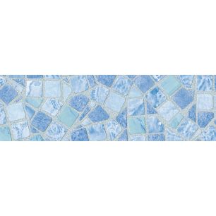 Mosaic Self Adhesive Foil Mini Roll blue 45cmx2mtr