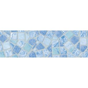 Mosaic Self Adhesive Foil Big Roll blue 45cmx15mtr