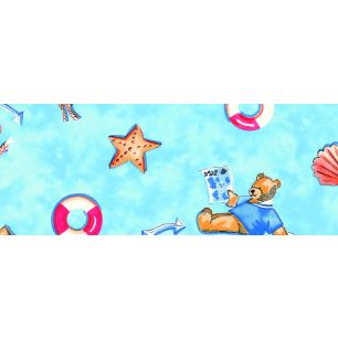 Bears Self Adhesive Foil Big Roll multi 45cmx15mtr