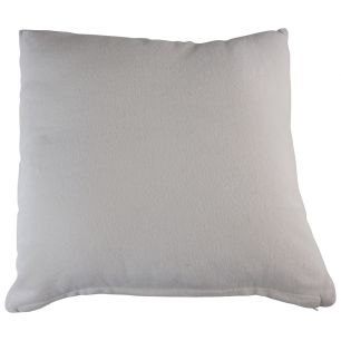 Sierkussen basis fluweel off white 50x50
