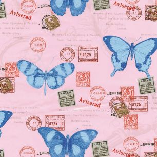 Butterflies Self Adhesive Foil Mini Roll multi 45cmx2mtr