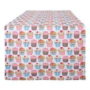 Cupcakes Tafelloper multi 50x140cm 