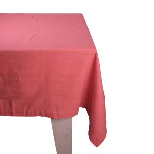 Shanti Dobby Tischdecke Tekstil Rosa 140x250cm 