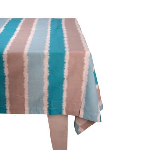 Tye Dye Tafelkleed Textiel turquoise/aqua 150x250cm 