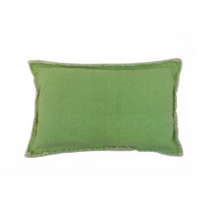 Heavy Stonewash Cushion green 30x50cm 